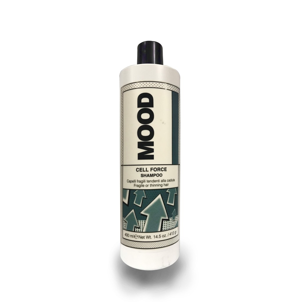 Dầu gội chống rụng tóc MOOD-Italy/ dầu gội cho da đầu nhạy cảm Mood Cell Force Shampoo 400ml