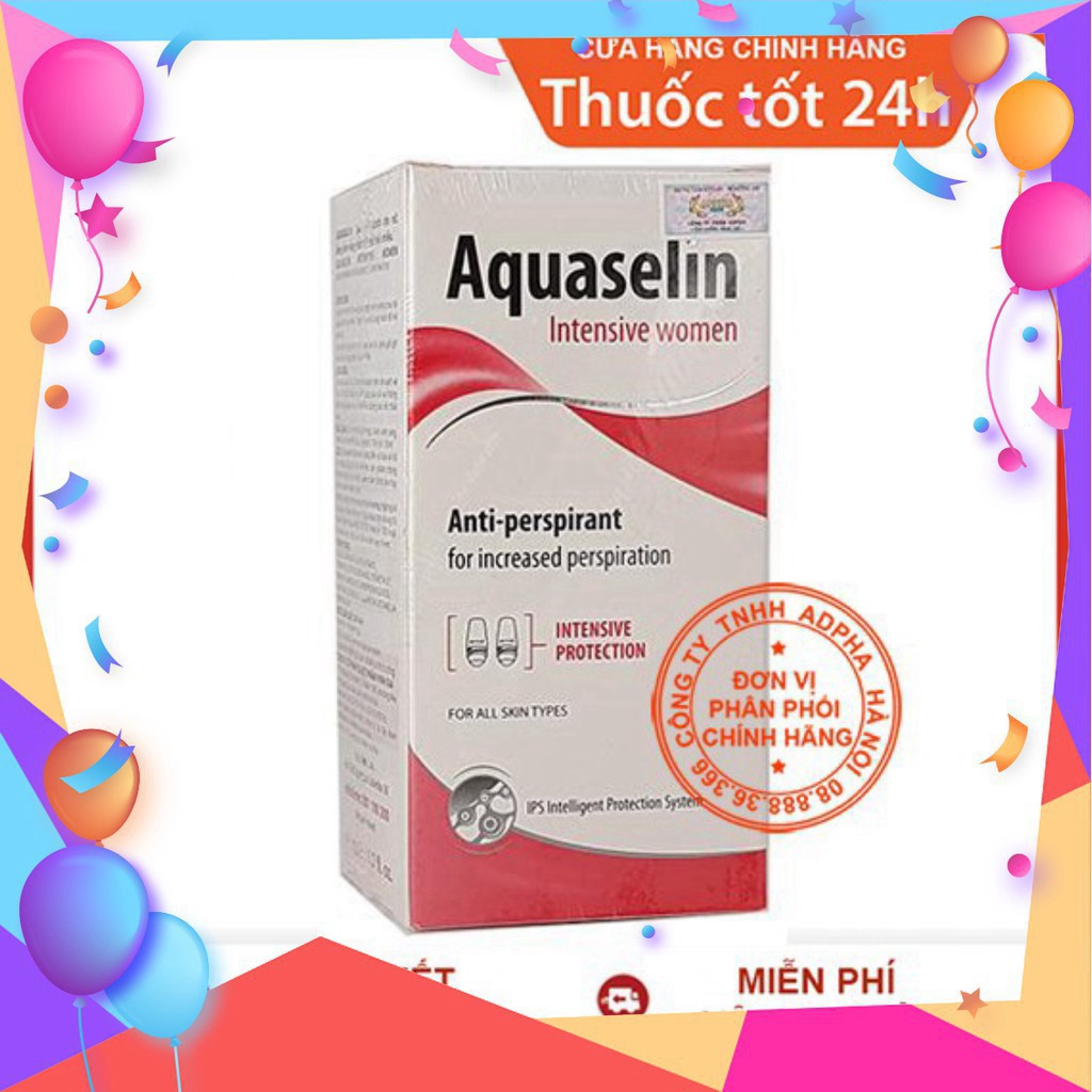 SALE Aquaselin intensive women – Lăn nách nữ loại mạnh (mồ hôi nhiều) SALE sld123   ch712