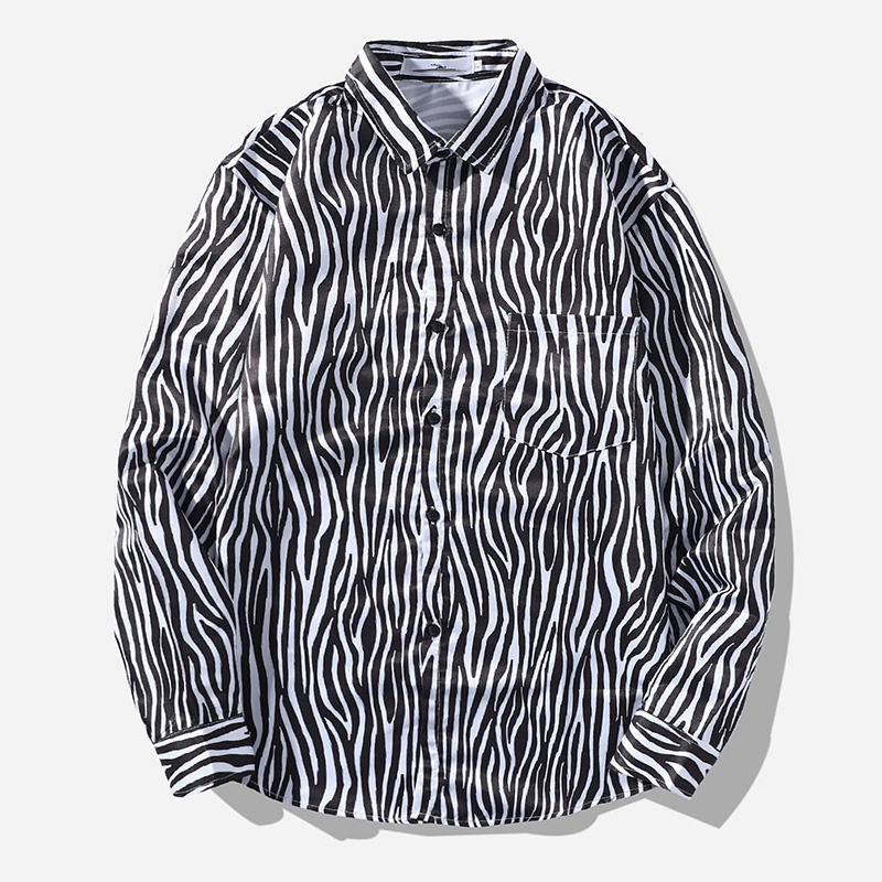 Áo sơ mi dài tay màu nhuộm thời trang cho nam 10 mẫu tùy chọn size M-3XL