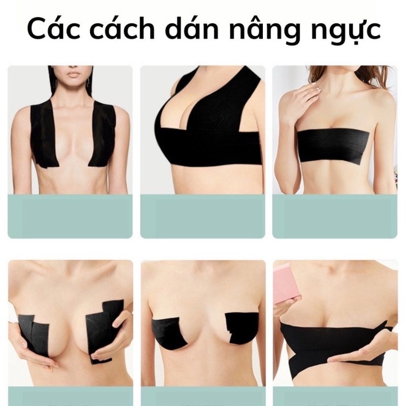 Cuộn dán ngực Embra nâng ngực tự dính, thoáng khí tiện lợi EBPK10