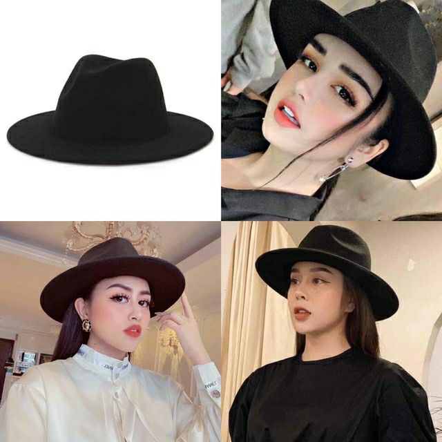 Nón Fedora Nỉ Hàng Cao Cấp