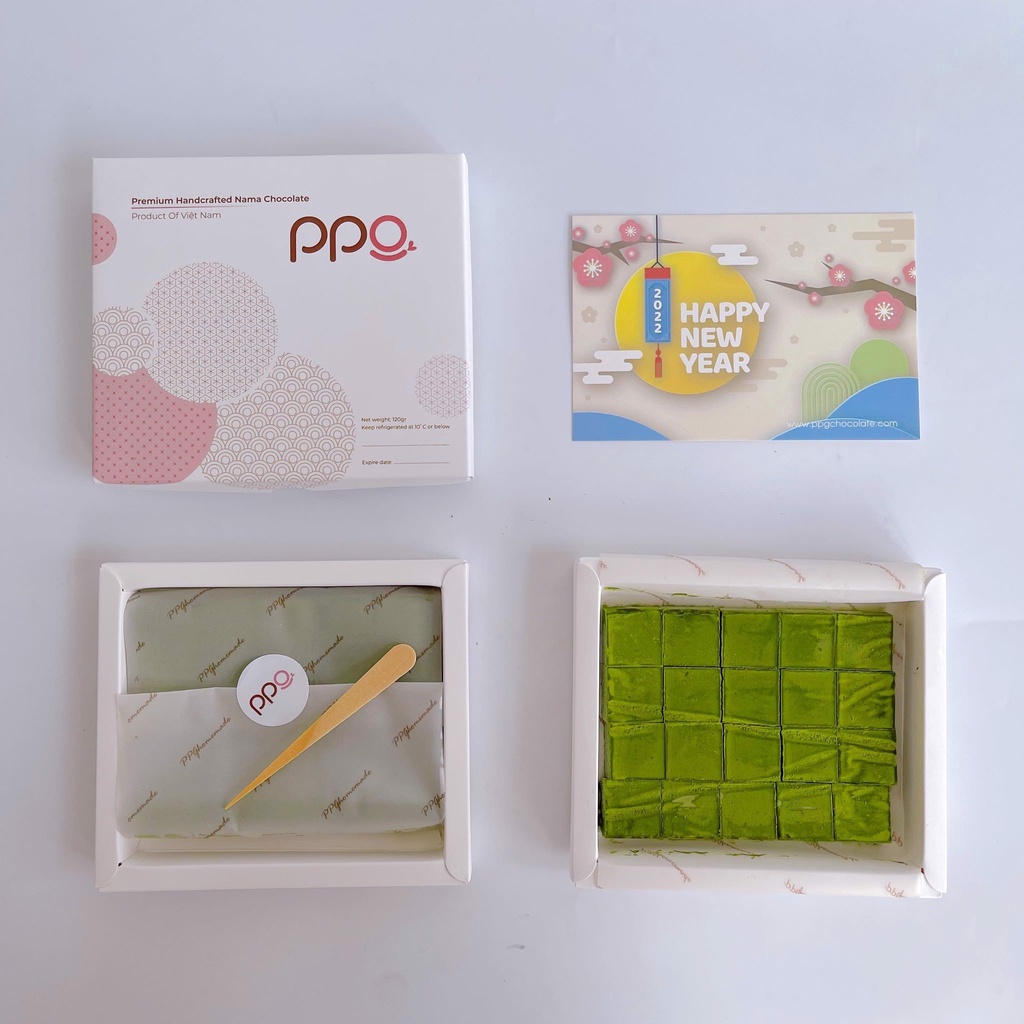 Socola Tươi vị Trà Xanh 100% Nhật BảnThanh Mát - Nama Chocolate