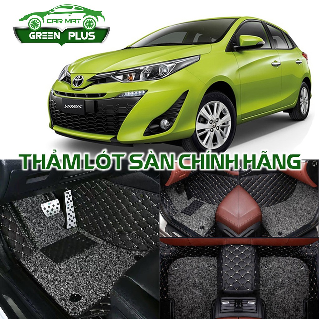 Thảm lót sàn ô tô 6D Toyota Yaris chống nước, không mùi, phủ kín 90% sàn xe