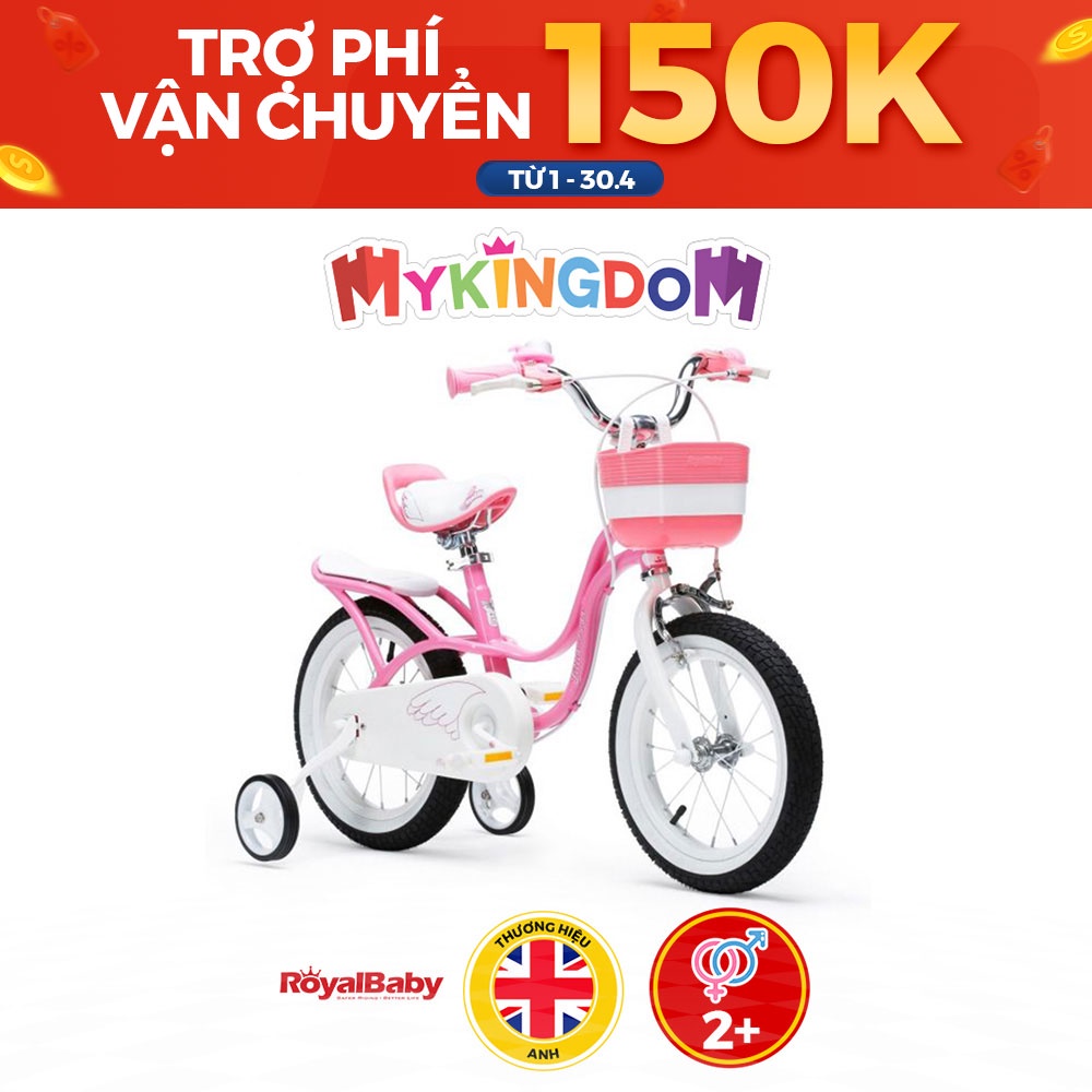 [NHẬP MÃ MYKINGBI TRỢ SHIP 150K] Xe đạp trẻ em ROYAL BABY Little Swan 12&quot; RB12-18