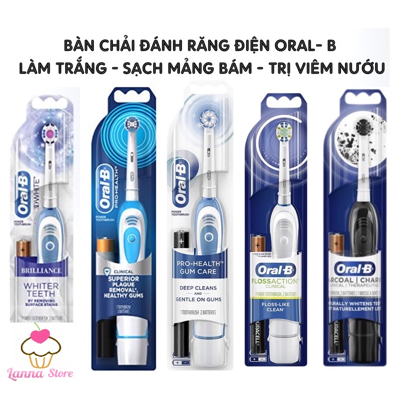 Bàn chải điện / Đầu bàn chải đánh răng Oral-B - 3D WHITE - GUM CARE- PRECISION