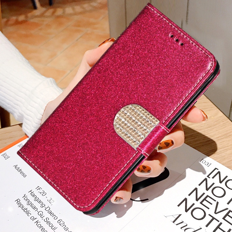 Fashion Bling Flip Wallet Case Cover For OUKITEL C17 Pro C 17 OUKITEL C16 Pro For Sharp Aquos S2 Phone Bag