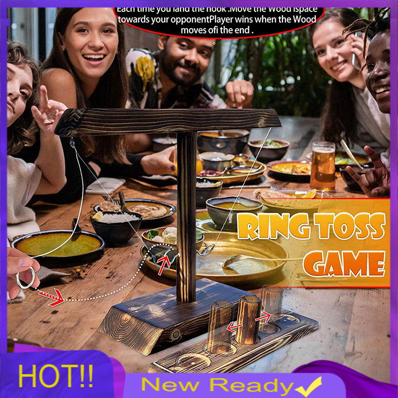 【NEW】 Trò chơi Hook và Ring Toss Battle Bars dành cho trẻ em gia đình và người lớn#YHYT