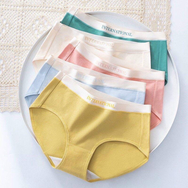 QUẦN LÓT COTTON CẠP CHỮ CAO CẤP 8858