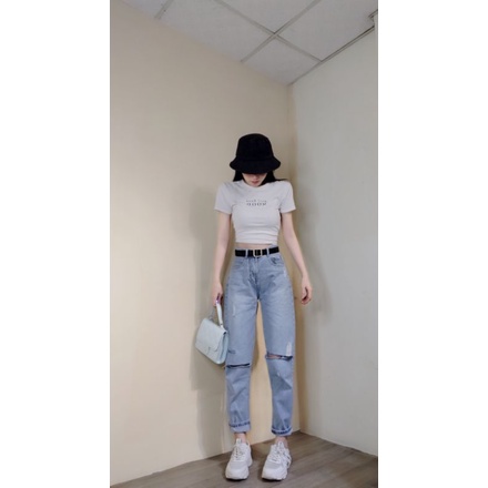 quần baggy rách