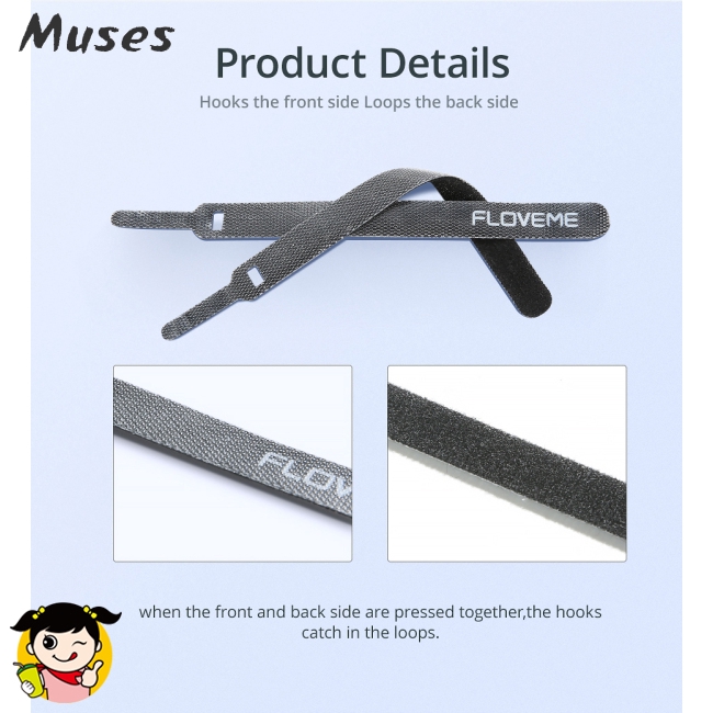 Muse07 Dụng Cụ Quấn Dây Cáp Gọn Gàng Tiện Lợi