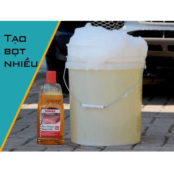 Nước rửa xe đậm đặc SONAX 314300 - 1000ml. Sonax Car Wash Gloss