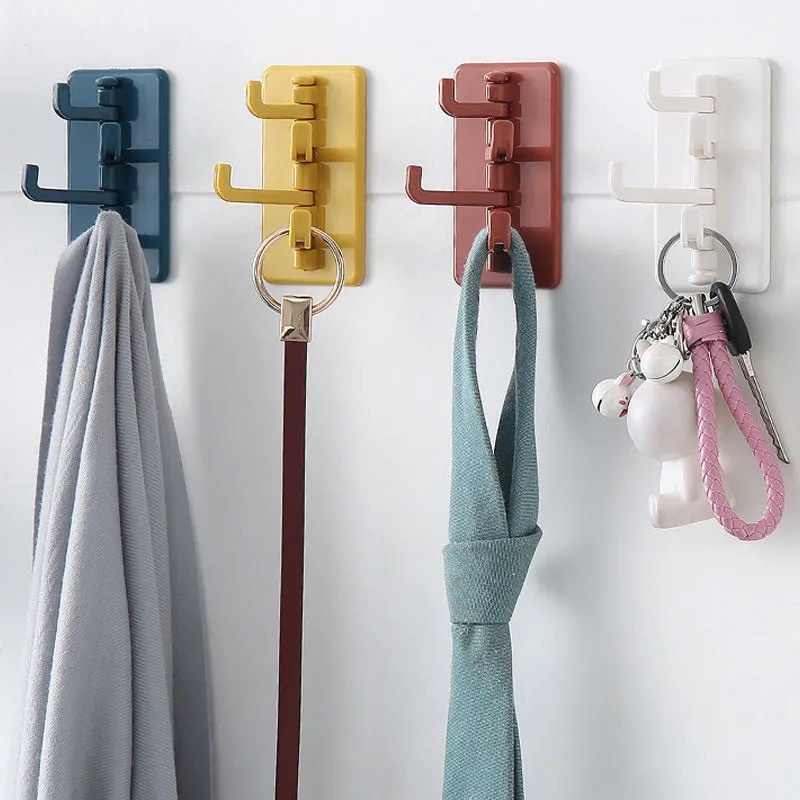 Móc treo đồ dán tường đa năng - móc treo tường treo khăn, mắt kính, chìa khóa