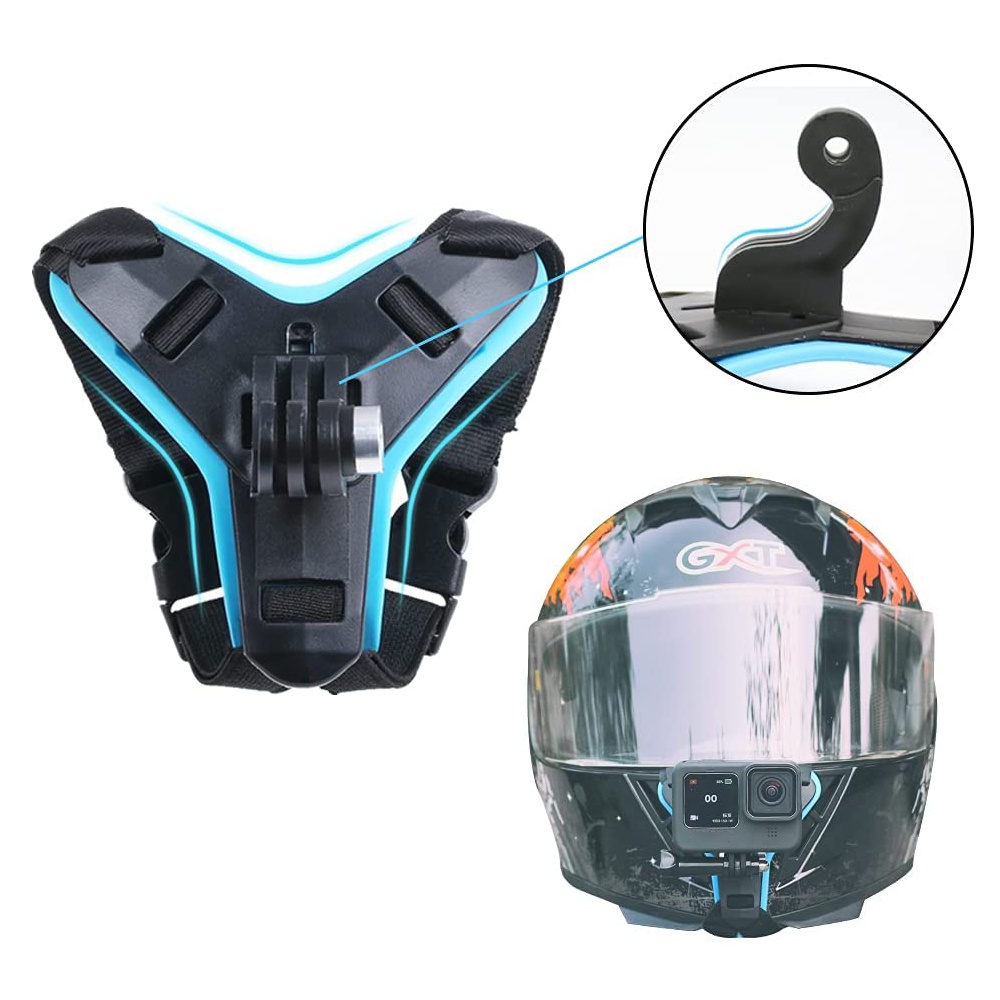 Dây Đeo Camera Hành Trình GoPro Hero 10 9 8 7 6 5 4 Gắn Mũ Bảo Hiểm Xe Máy