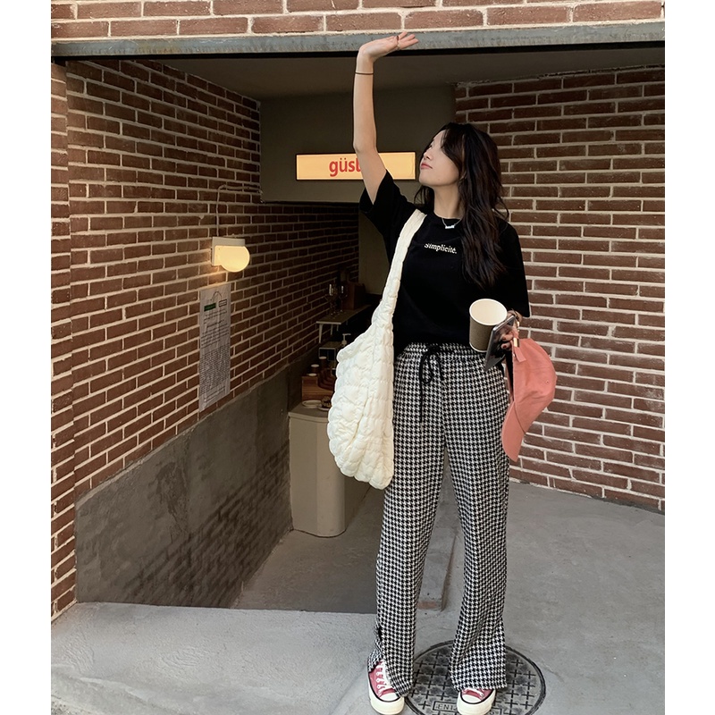 Quần Dài Nữ Ống Rộng Thời Trang Hàn Quốc