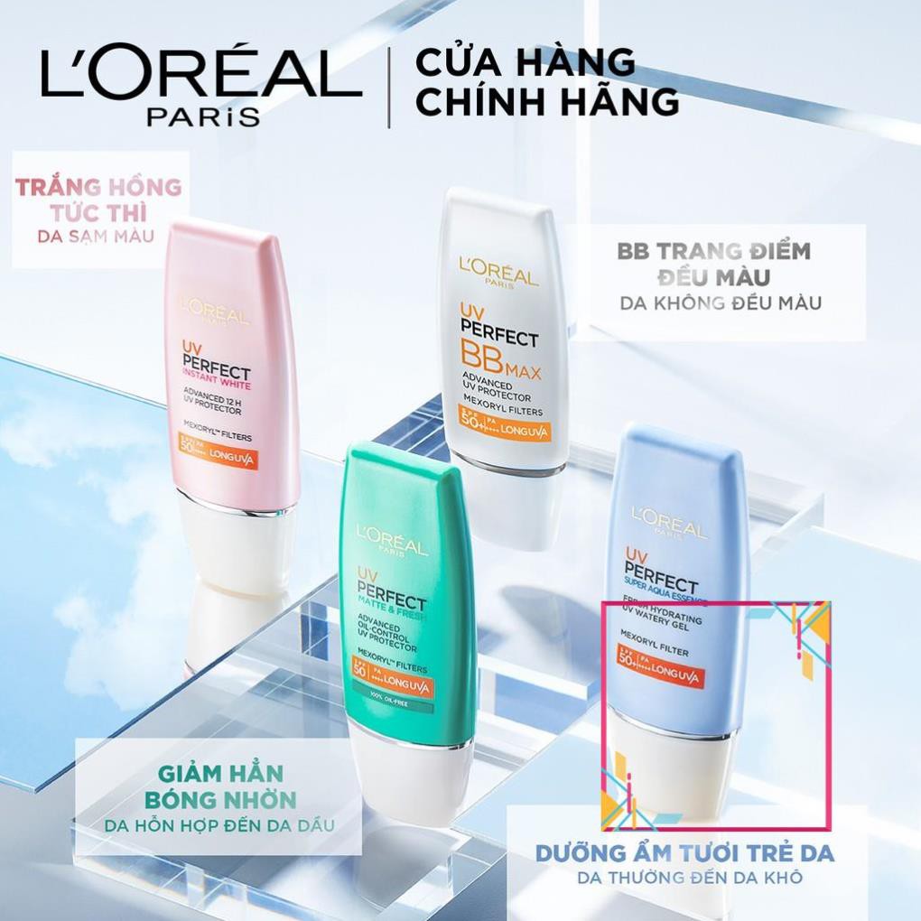 Kem Chống Nắng Bảo Vệ Da LOreal Paris - L'Oreal Paris UV Perfect SPF50+ PA++++ 30ml