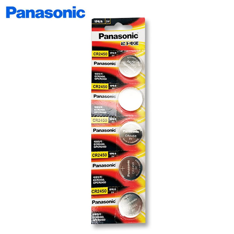 Pin Khuy Cúc Áo Panasonic CR2412 - CR2430 - CR2450 - CR24773V Lithium dùng cho thiết bị điện tử