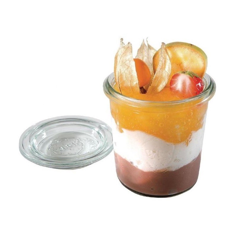 Hũ thủy tinh chịu nhiệt WECK - Made in Germany - Dung Tích 160ml  Giá bán 1 hũ. Hũ flan, yaua