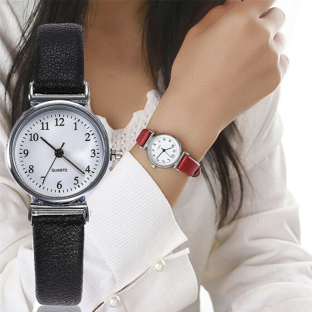 Đồng Hồ Nữ Dây Da Thiết Kế Đơn Giản