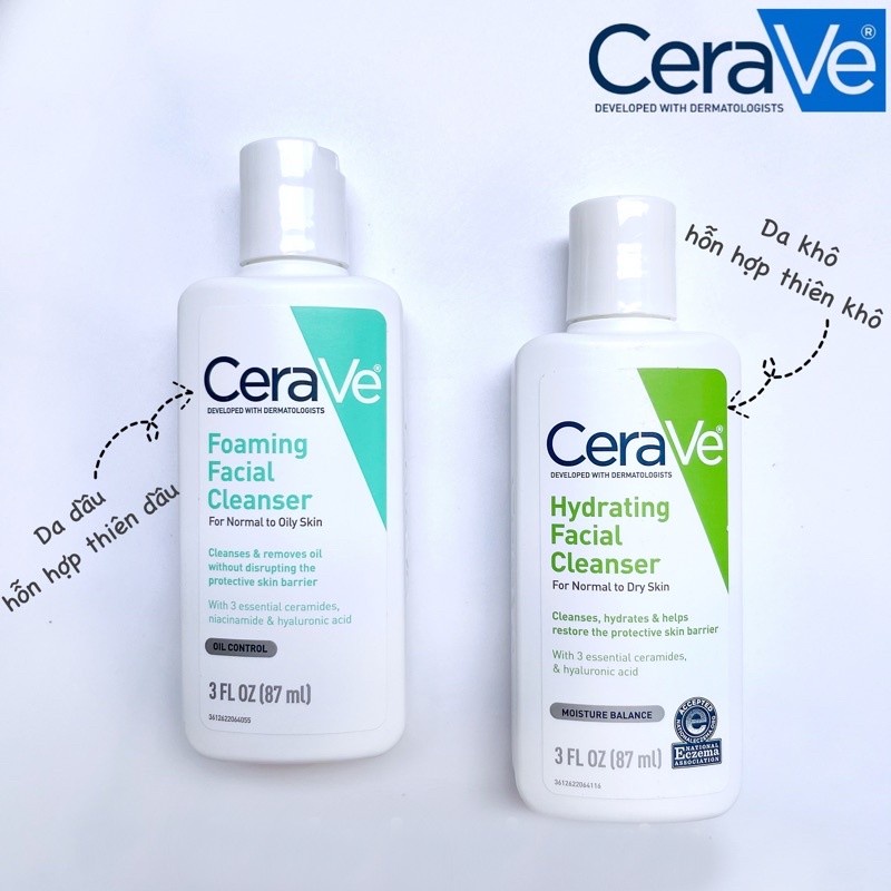 Sữa Rửa Mặt Cerave Facial Cleanser 87ml