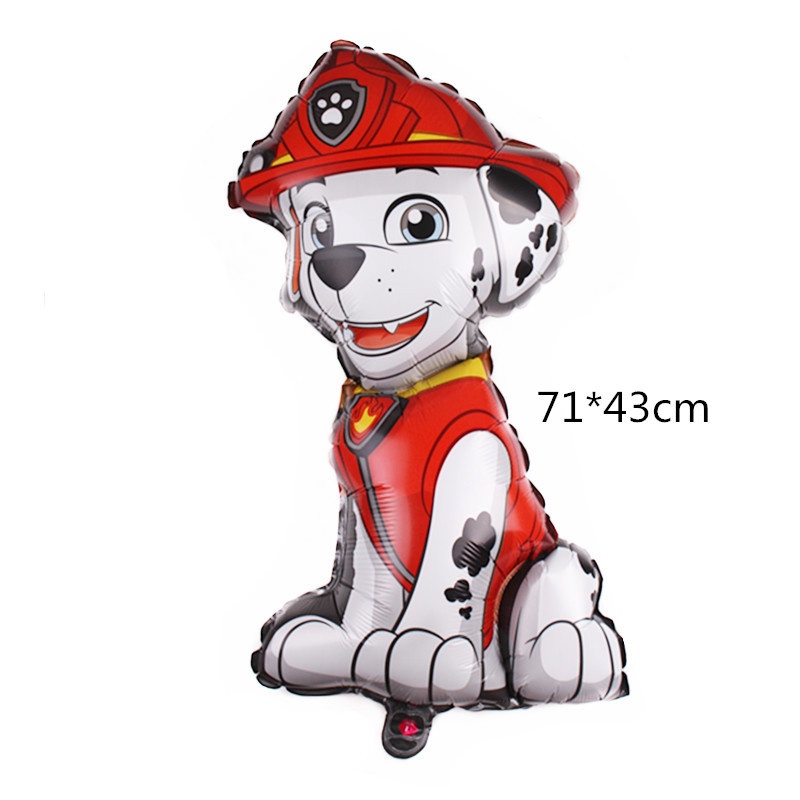 Bong Bóng Lá Nhôm Họa Tiết Hoạt Hình Paw Patrol Độc Đáo Cho Bé