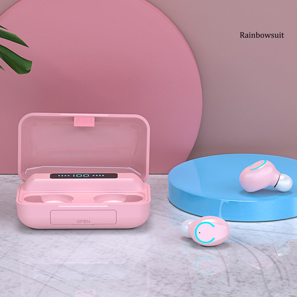 Tai Nghe Nhét Tai Rb- F9-9 Bluetooth 5.0 Âm Thanh Sống Động Chất Lượng Cao Điện Thoại