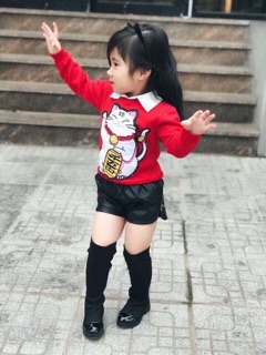 Áo mèo thần tài