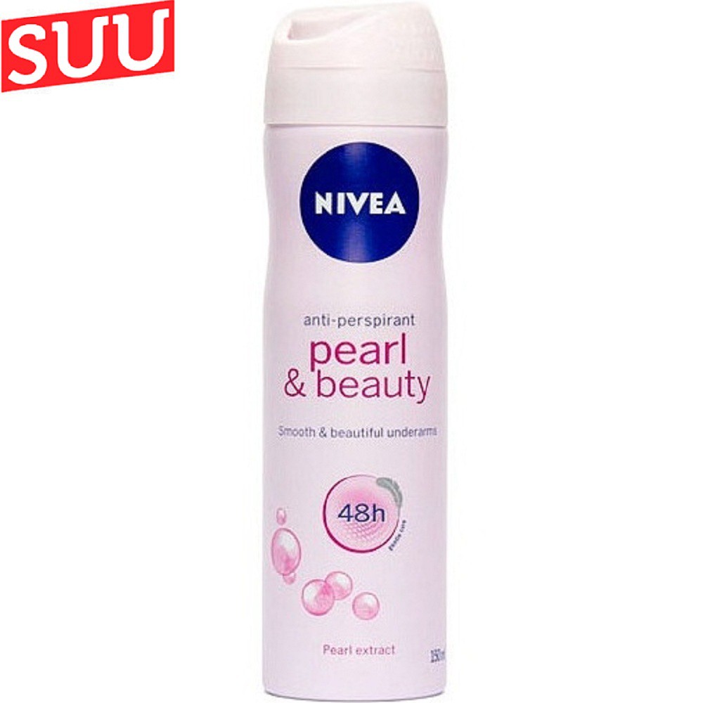 Xịt Ngăn Mùi Nữ Nivea 150ml Pearl & Beauty (mẫu mới) suu.shop cam kết 100% chính hãng