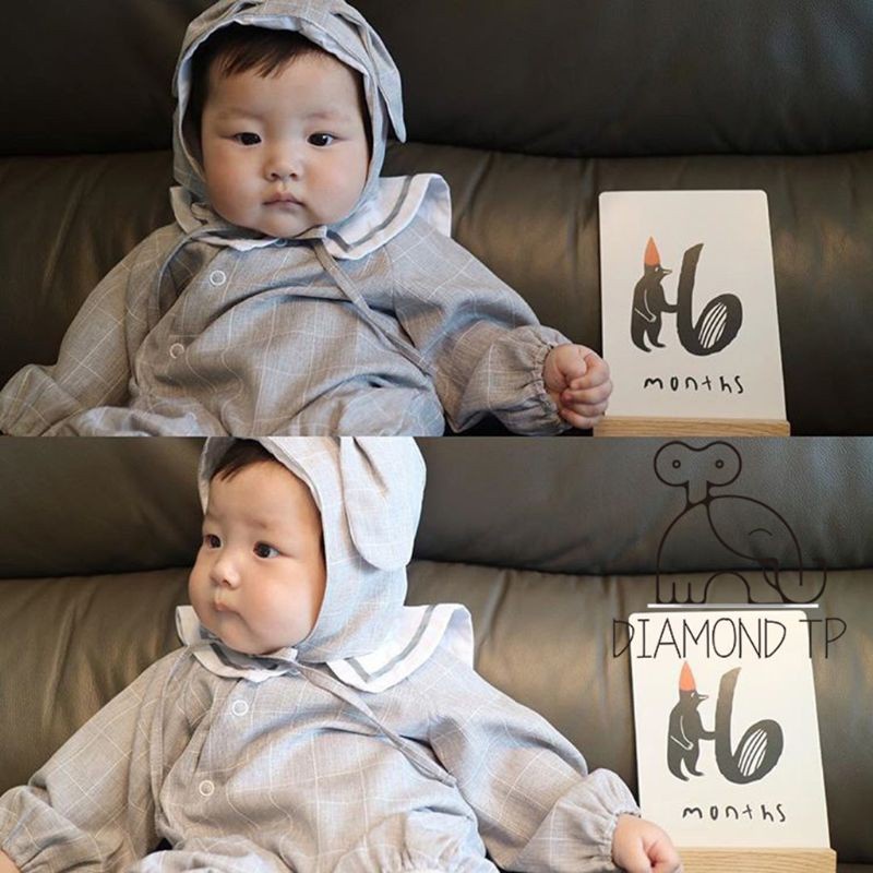 Set 20 Thẻ Đánh Dấu Cột Mốc Tháng In Họa Tiết Hoạt Hình Sáng Tạo Vui Nhộn Làm Phụ Kiện Chụp Ảnh Cho Bé Sơ Sinh