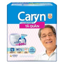 Combo 6 gói tã quần siêu thấm Caryn M7 (vòng bụng 60 -85)