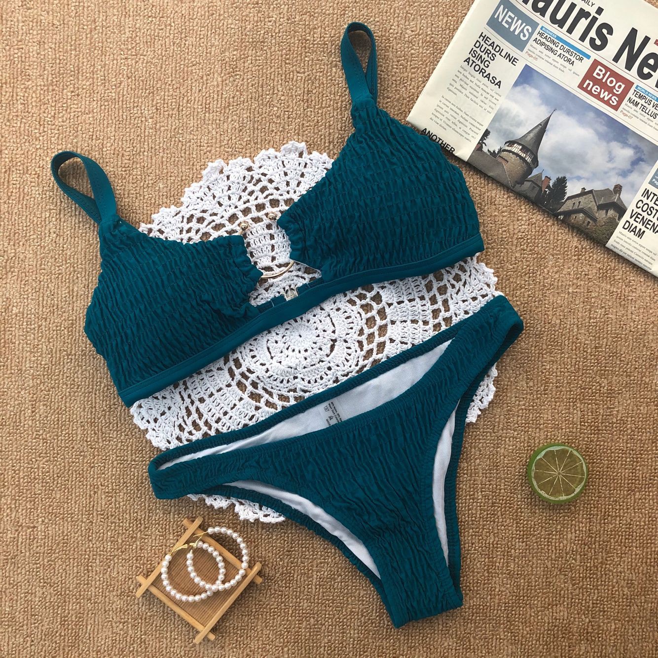 Bikini Nữ Phối Bèo Thời Trang Gợi Cảm | BigBuy360 - bigbuy360.vn