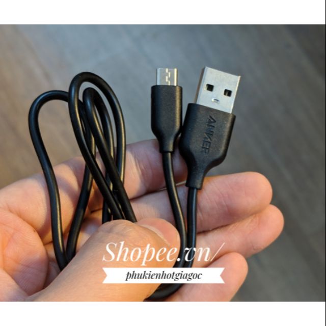 Cáp sạc nhanh PD USB C to USB C / USB A to USB C / Micro theo pin dự phòng Anker 60 cm / 90 cm