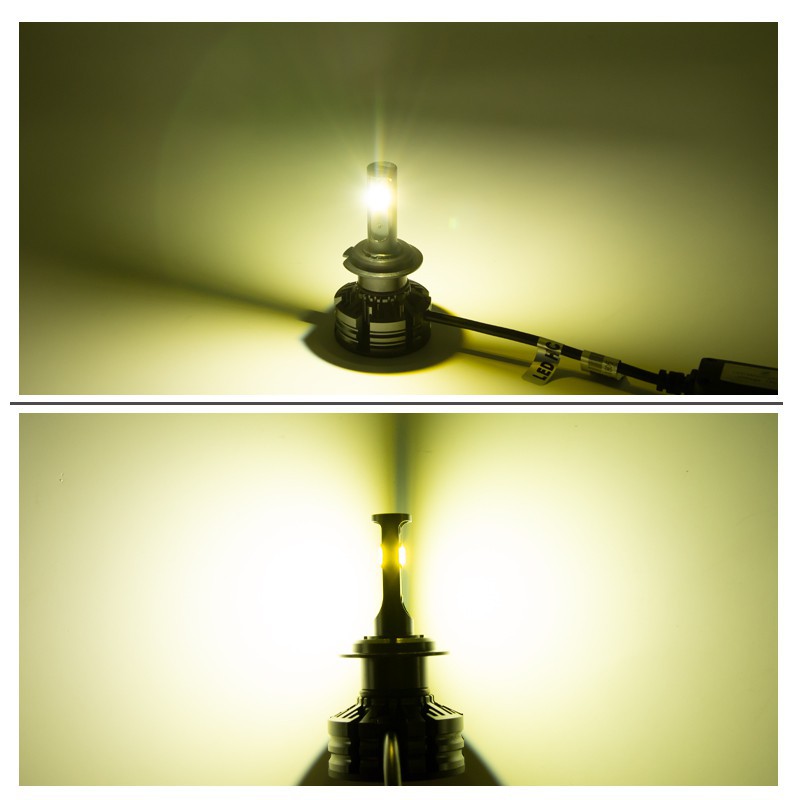 Đèn pha xe hơi siêu sáng H4 H7 LED H11 HB4 HB3 H8 9012 80W 10000LM 12V CSP Chips