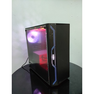 Vỏ Case máy tính SAMA Baroco Black ( Combo Fan Led hoặc Fan Coolmon thủy tinh + bàn di chuột )