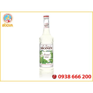 SIRO MONIN BẠC HÀ TRẮNG 700ML - (FROSTED MINT SYRUP)