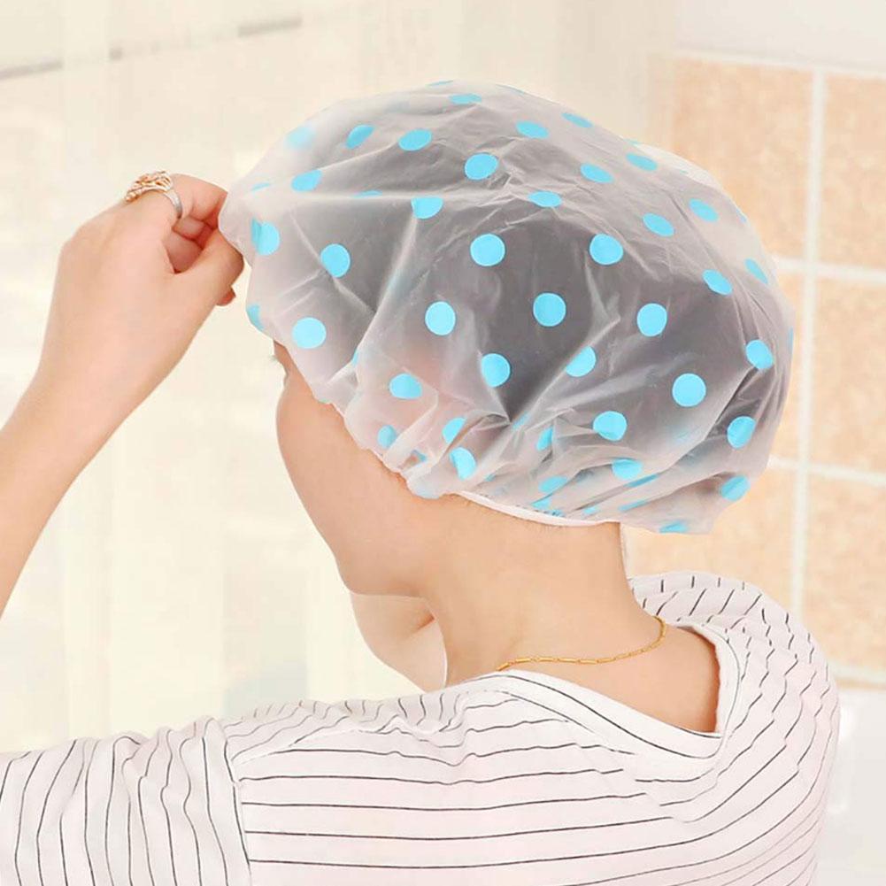 1 Mũ Trùm Tóc Dày Chống Nước Dùng Ở Nhà Tắm J7N9
