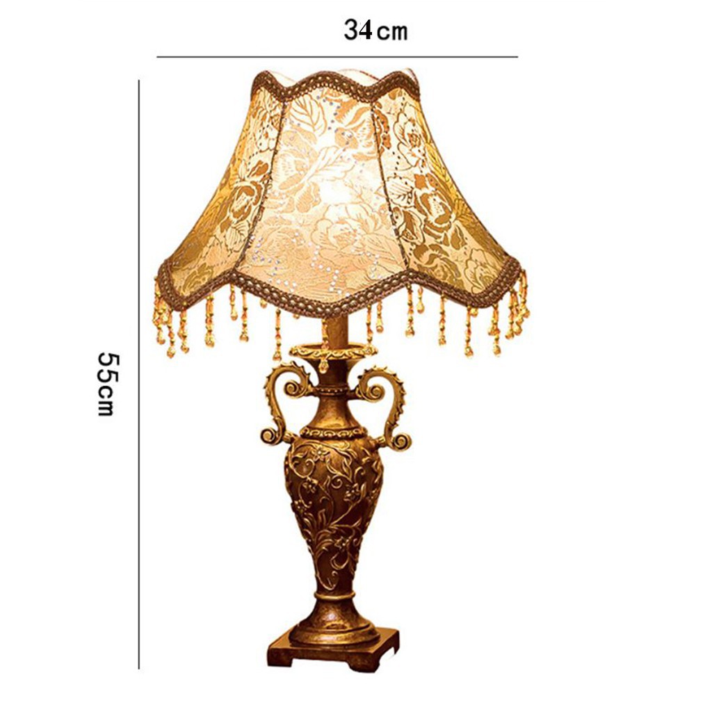 Đèn Bàn Cao Cấp DB9135, Đèn Trang Trí Phòng Khách/Phòng Ngủ Tân Cổ Điển