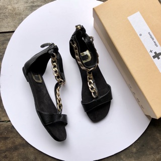 Sandal da mềm quai xích siêu cá tính