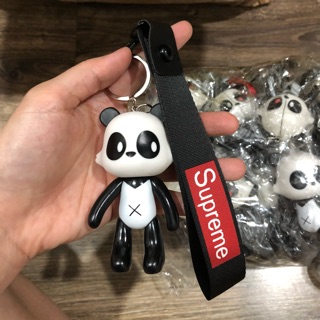 Móc khoá gấu superme