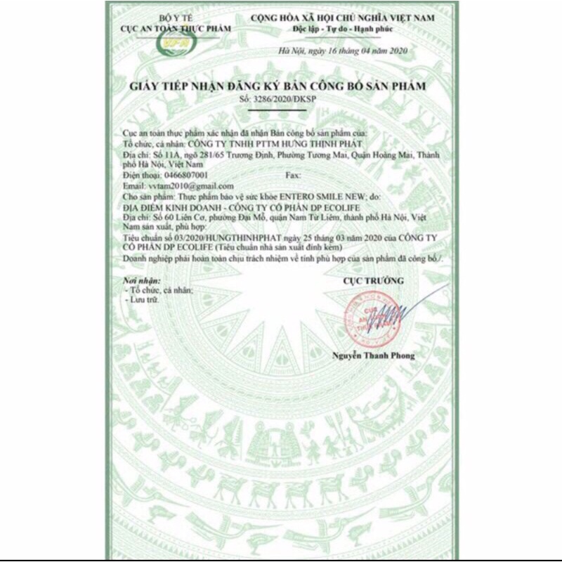 Men vi sinh Enterogermina hộp 20 ống