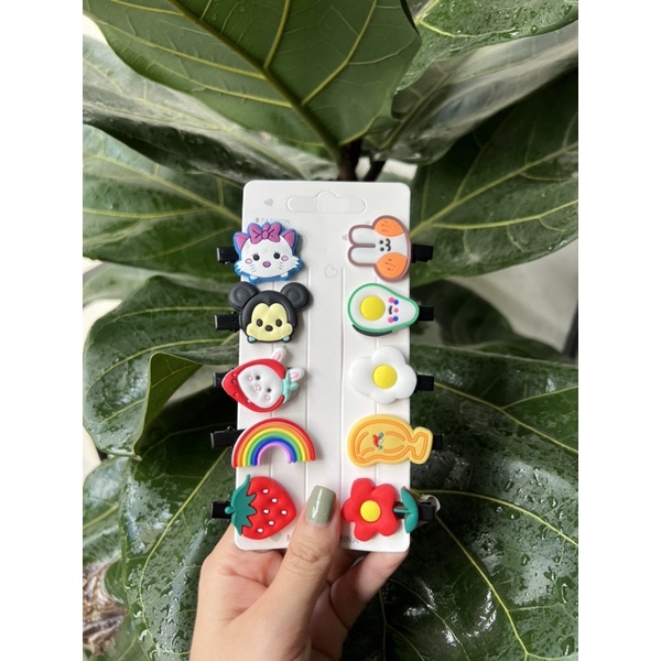 Kẹp Tóc Hoa Quả, Cặp Tóc Nơ, Cặp Tóc Hình Thú Cực Xinh Cho Bé Gái
