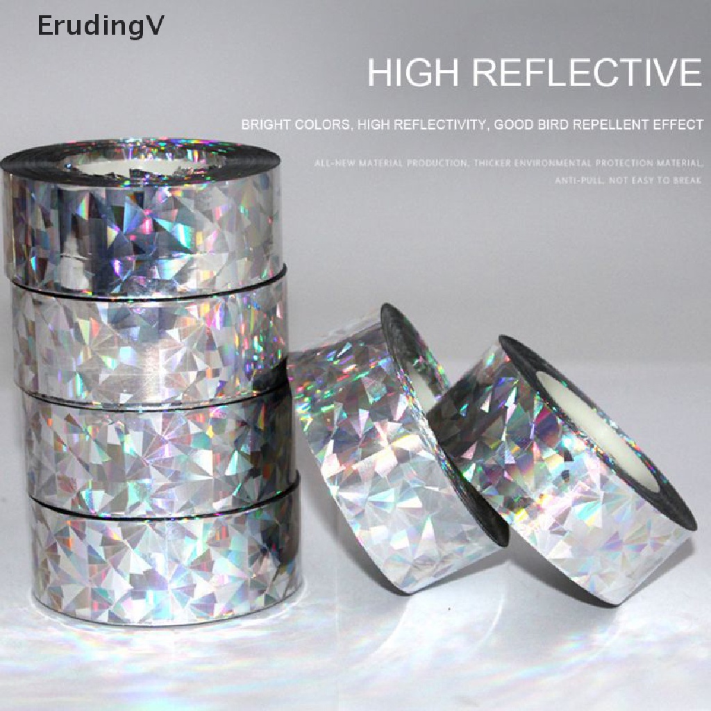 Cuộn Băng Keo Phản Quang 80M Chống Chim Phá Hoại Sân Vườn Tiện Dụng
