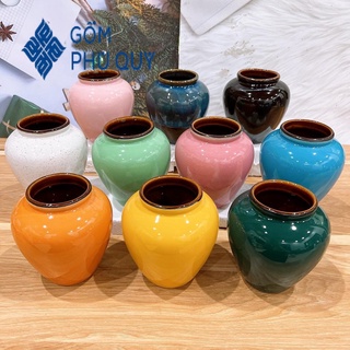 Cốc Uống Nước, Trà Sữa 🍺 Gốm Sứ Bát Tràng 🍺 Ly Uống Bia, Bộ Lu Sứ Cao Cấp Gomphuquy