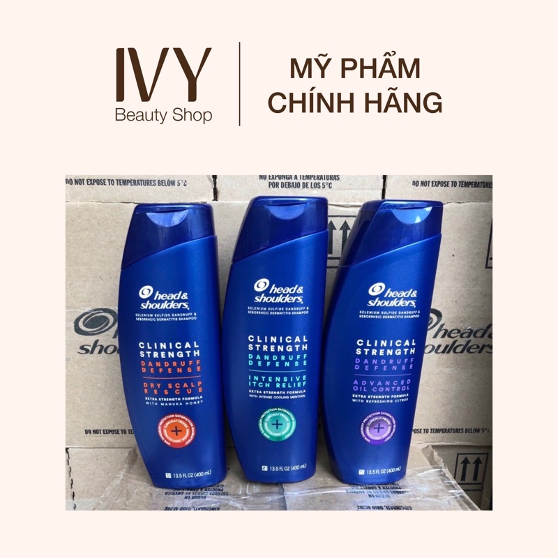 Dầu Gội Giảm Gàu Head & Shoulders Clinical Strength 400ml