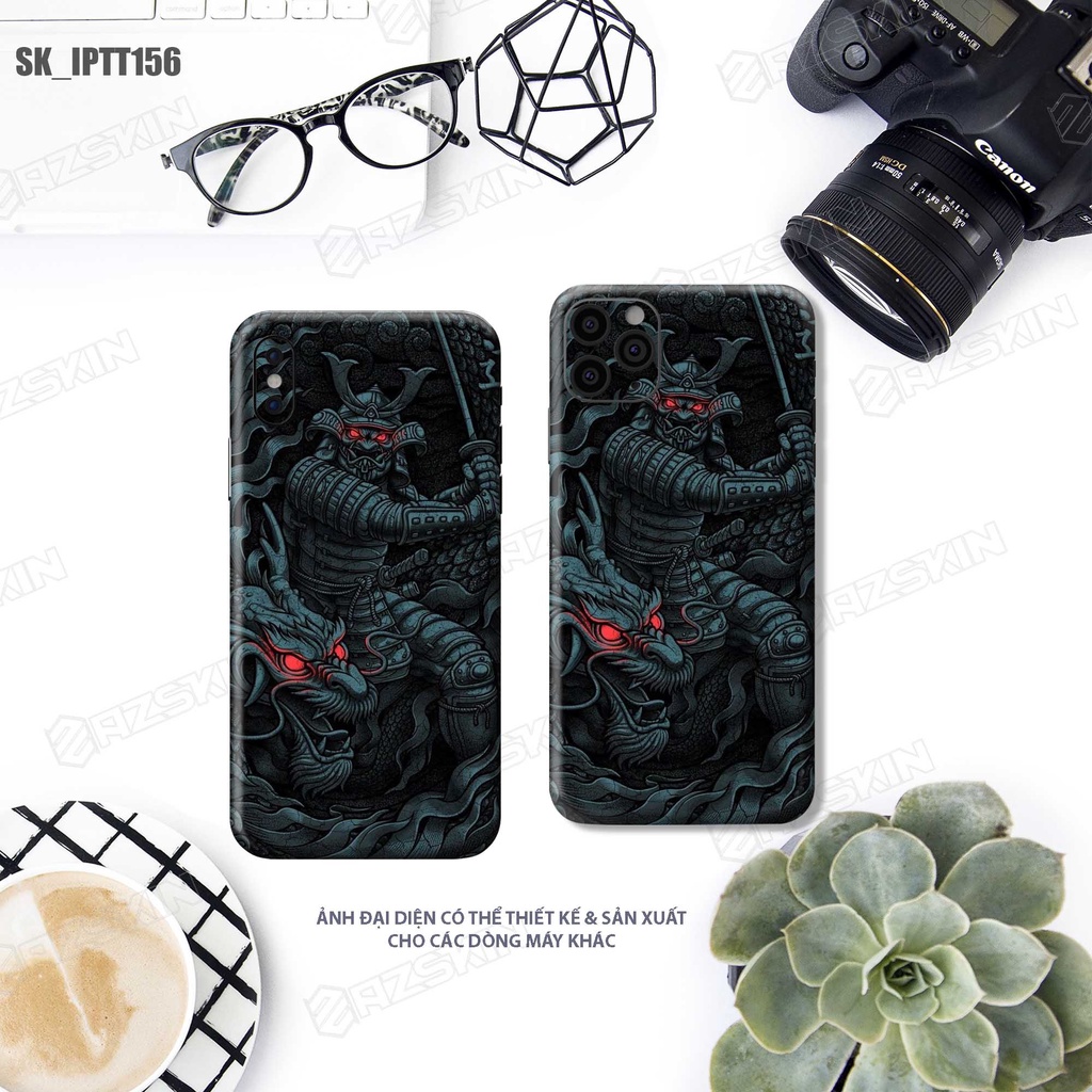 Miếng Dán Skin Samurai Độc Lạ Dành Cho IPhone 7/14 Pro Max |SK_IPHTT156| Chất Liệu Nhập Khẩu, Khuôn CNC Cắt Sẵn, Dễ Dán