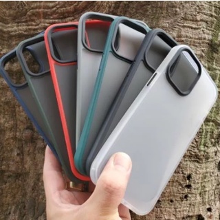 Ốp lưng nhám Viền màu iPhone X/XS Max / iphone 14 seri ... Chính hãng Likgus