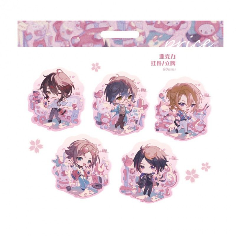 ( SAKURA ) Móc khóa in hình LUXIEM Vtuber mica trong acrylic game chibi xinh xắn dễ thương