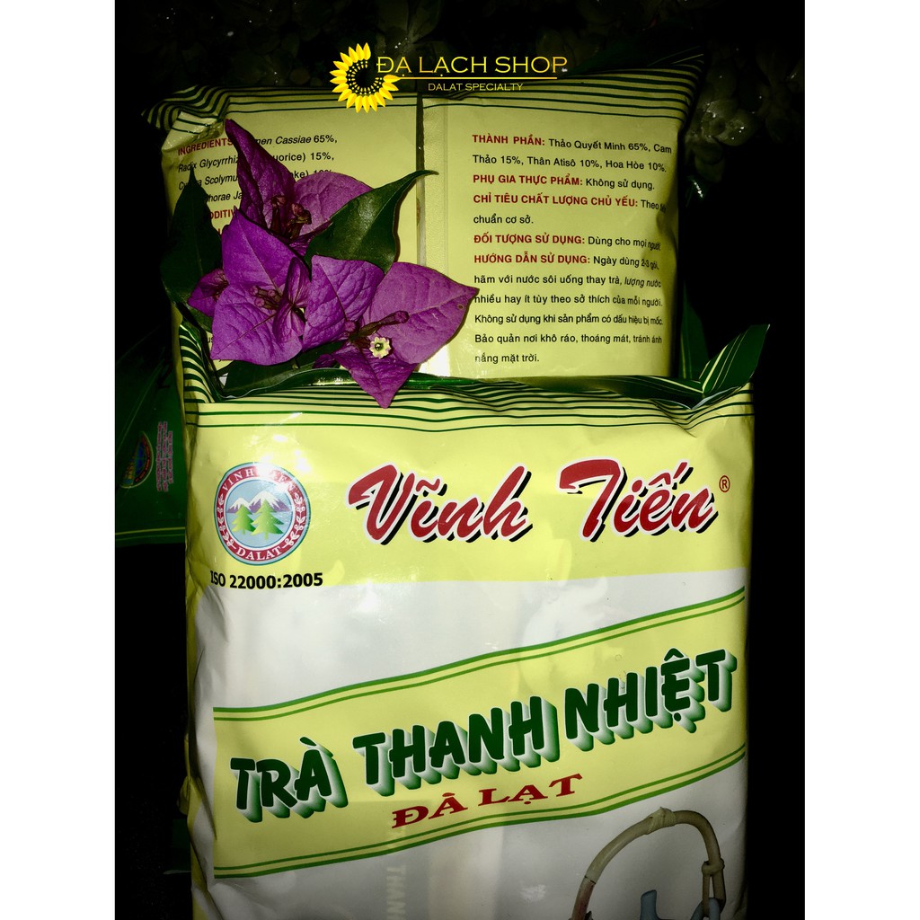Trà Thanh Nhiệt Vĩnh Tiến Bịch 500G - Đặc Sản Đà Lạt/ Đạ Lạch Food