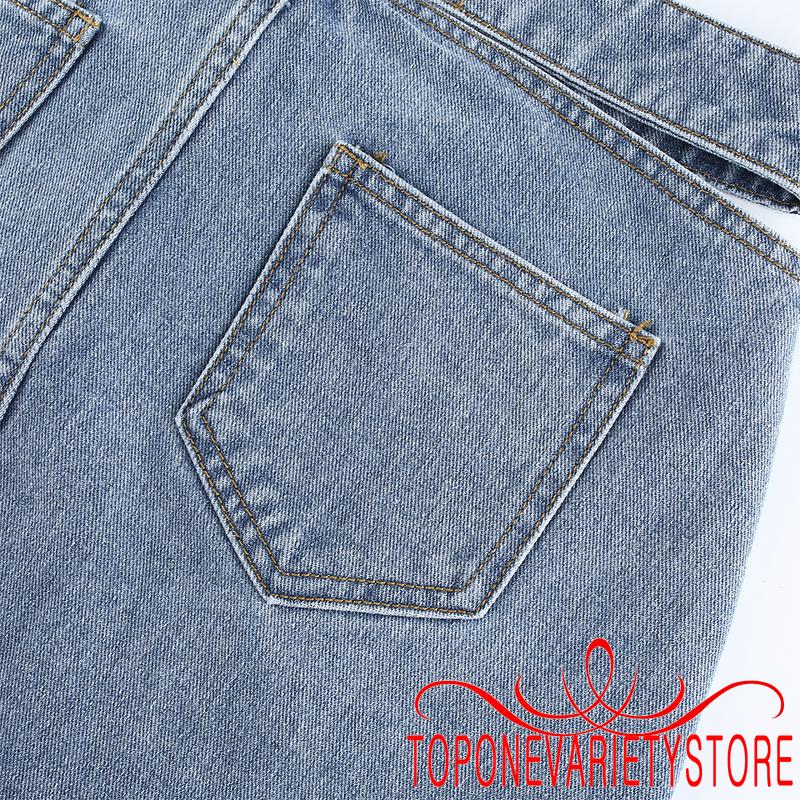 Chân Váy Denim Chữ A Lưng Cao Thời Trang Nữ Tính | BigBuy360 - bigbuy360.vn