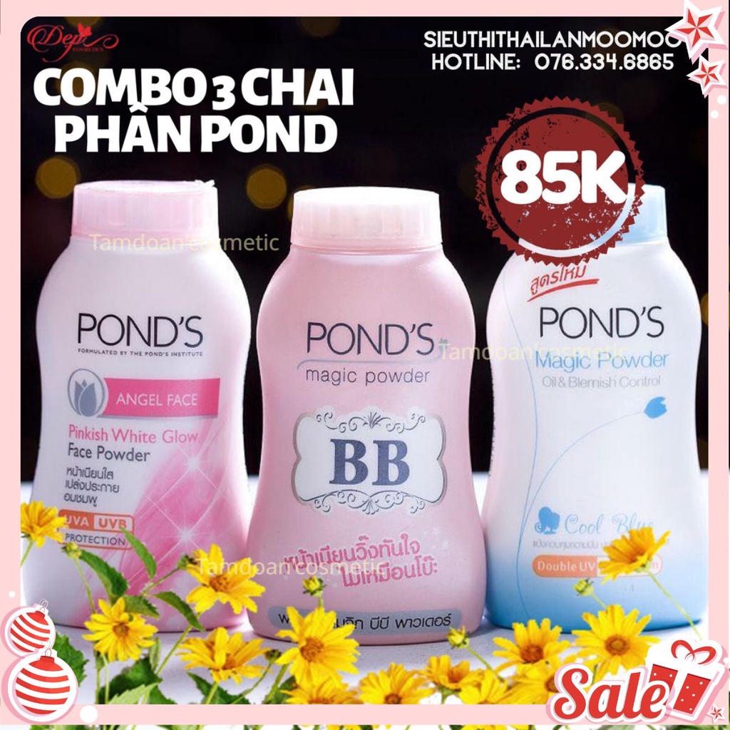 Phấn POND’S Thái BB + WHITENING + OIL CONTROL