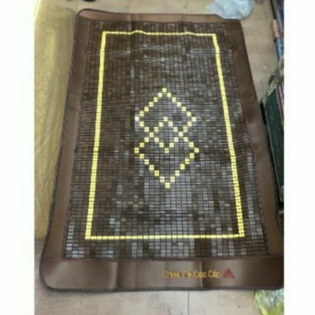 Chiếu tre nâu cao cấp có viền